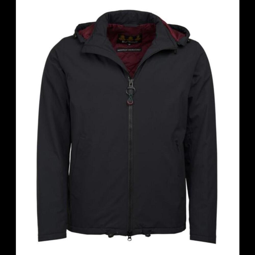 Barbour Whitburn Waterproof Jacket Lightweight Waterproof Black Small NWT